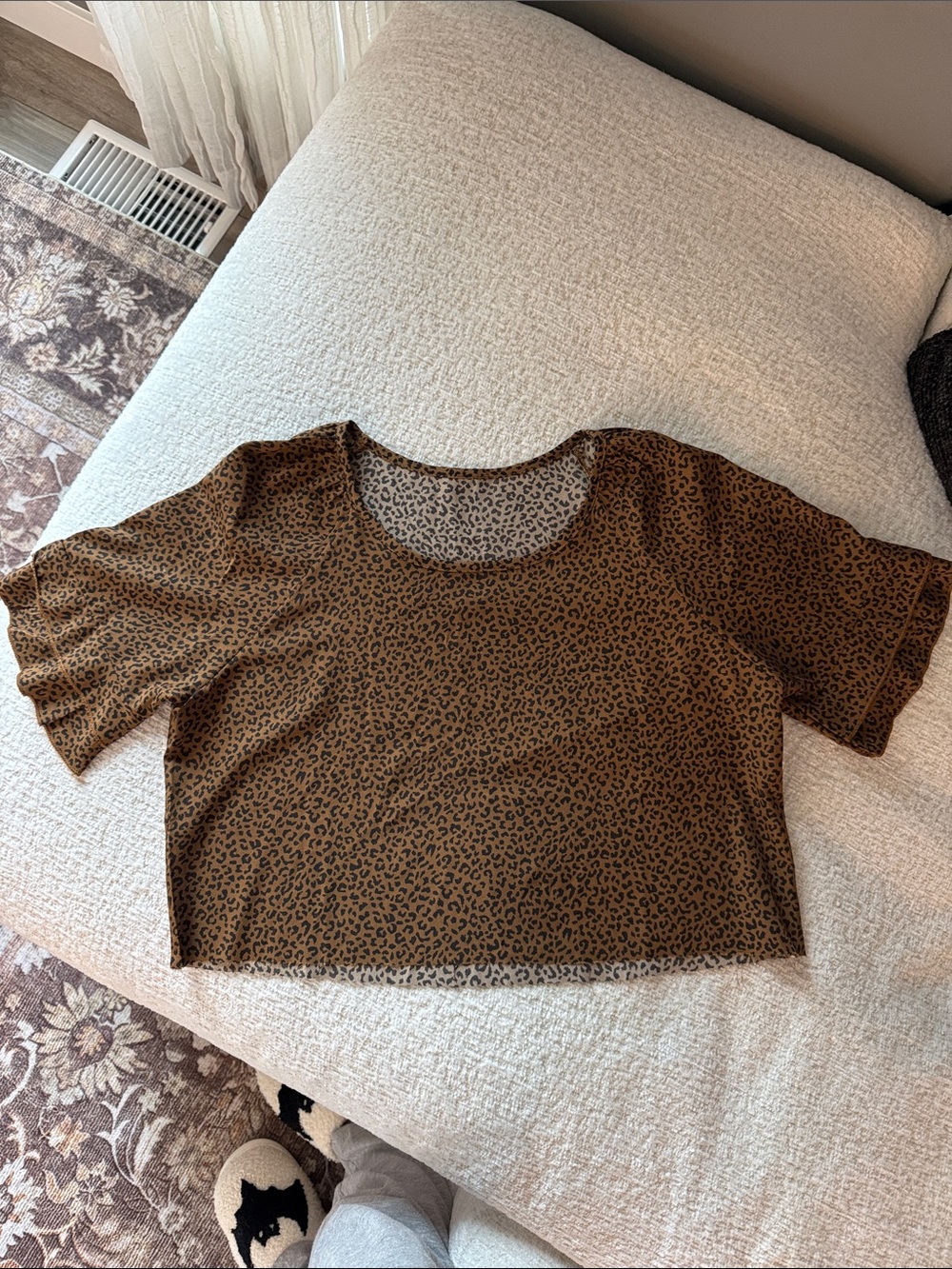 Leopard Print Short Sleeve
